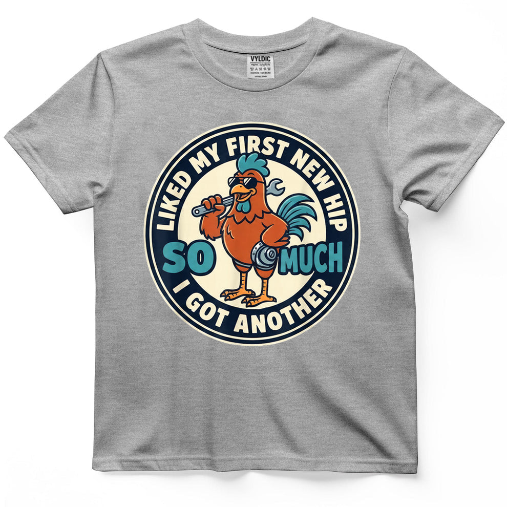 Funny Double Hippie Hip Joint Replacement Two Hip Surgery T-Shirt