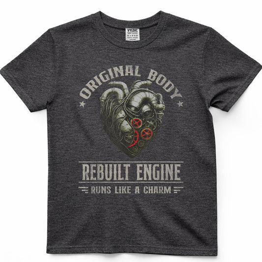 Vintage Open Heart Surgery Transplant Recovery Mens Womens T-Shirt