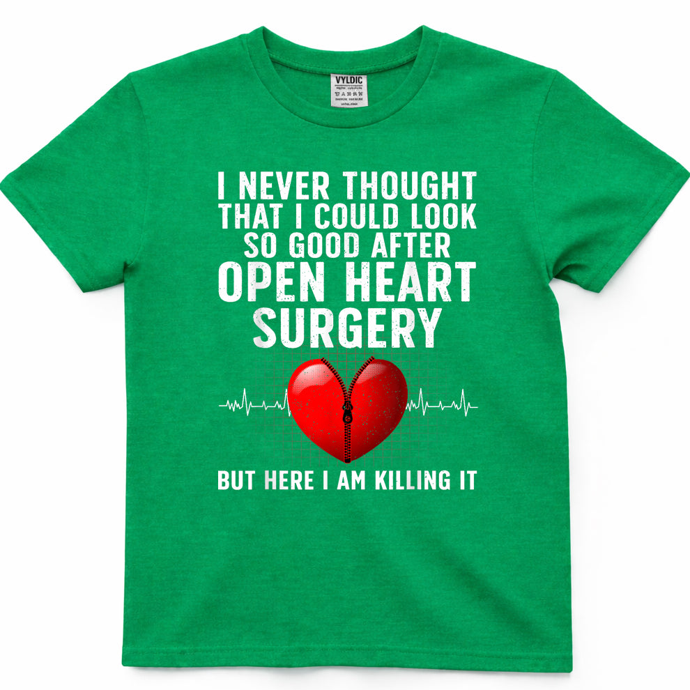 Open Heart Surgery Art for Men Women Heart Patient Operation T-Shirt