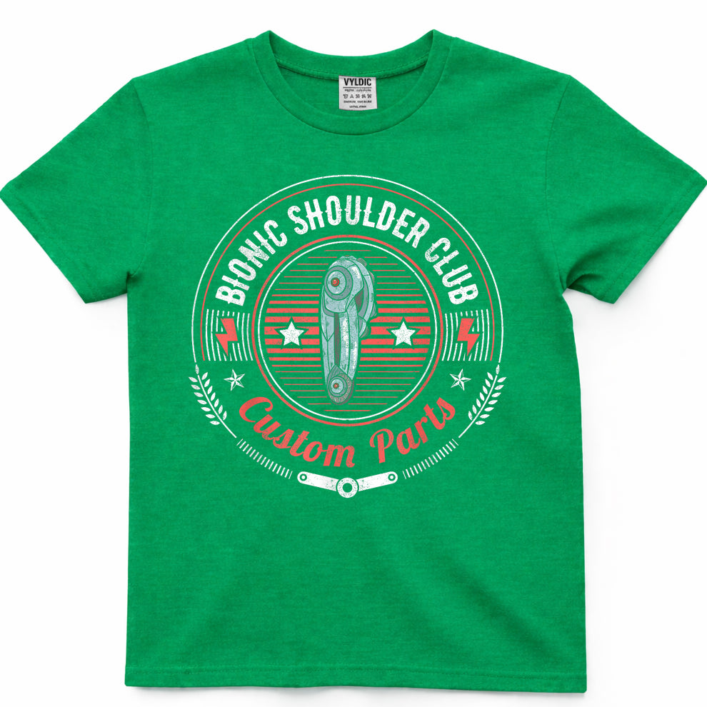 Bionic Shoulder Club Custom Parts Funny Shoulder Replacement T-Shirt