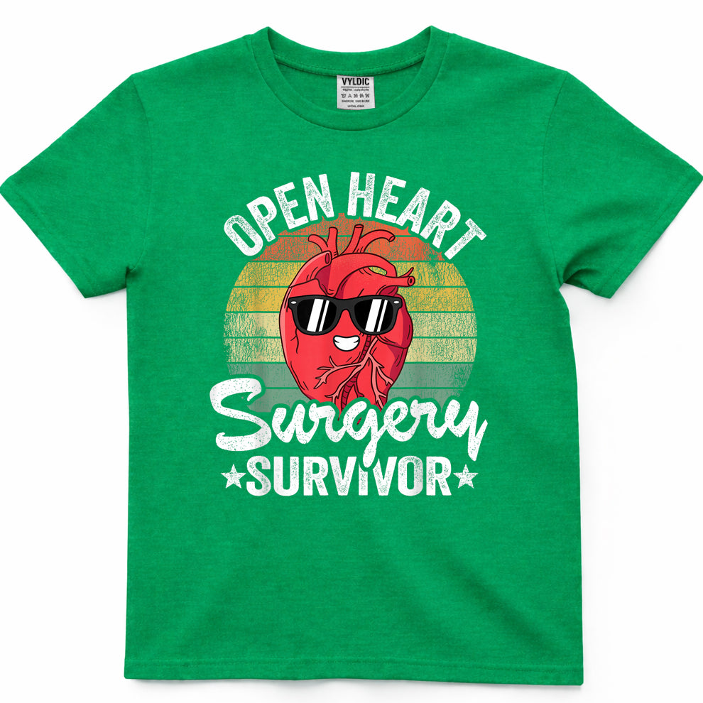 Open Heart Surgery Survivor Get Well Open Heart Surgery T-Shirt11
