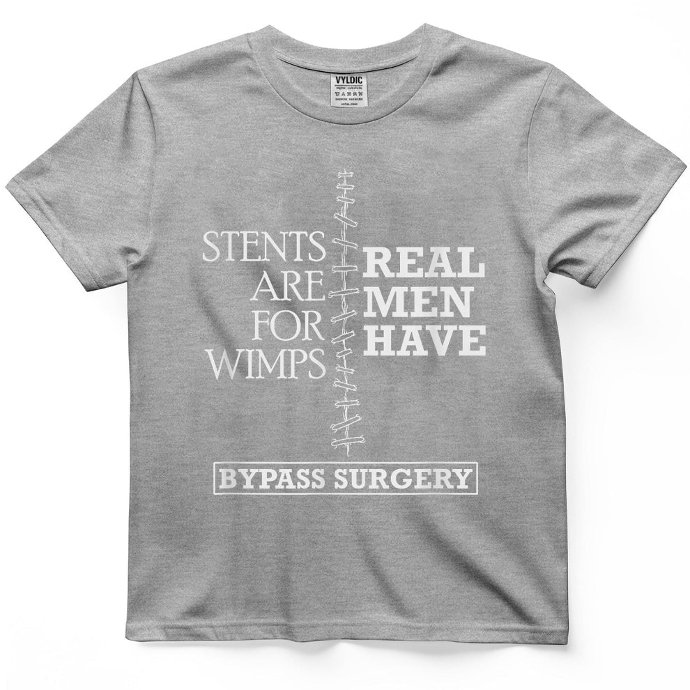 Heart Surgery Survivor After Surgery Recovery Men Bypass T-Shirt