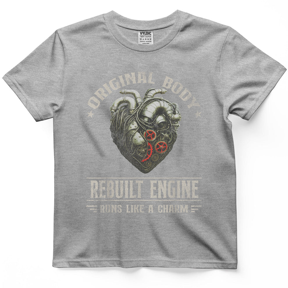 Vintage Open Heart Surgery Transplant Recovery Mens Womens T-Shirt
