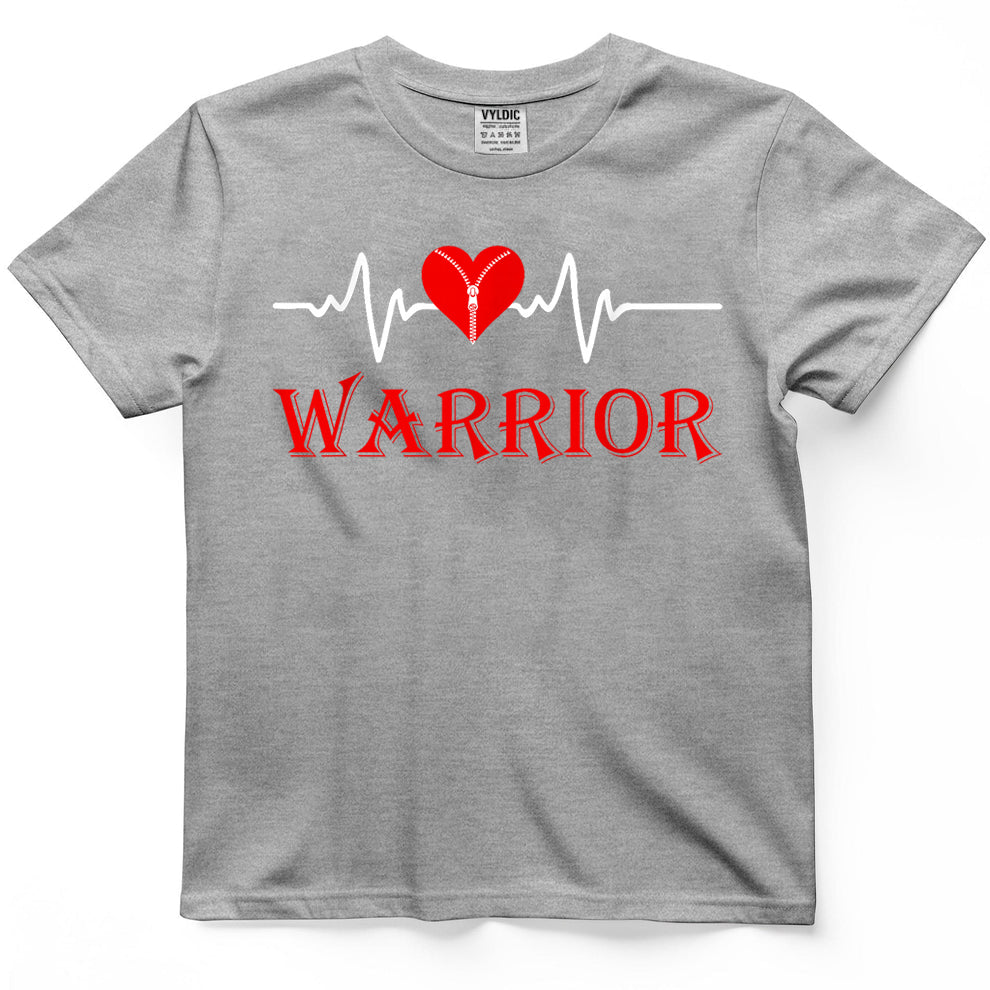 Open Heart Surgery Recovery Survivor Heart Warrior Men Women T-Shirt