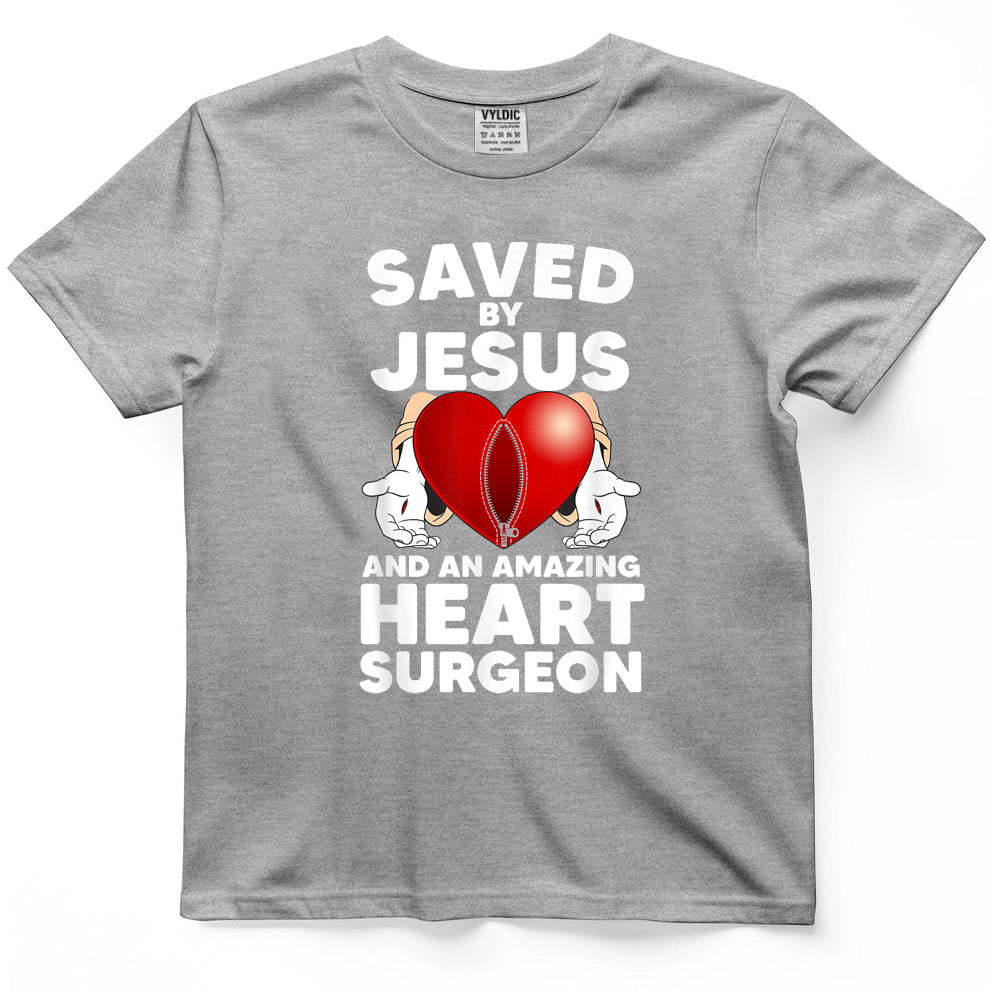 Funny Open Heart Surgery Design for Men Women Heart Patients T-Shirt