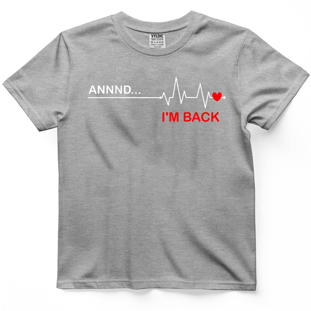 Coronary Bypass Artery Open Heart Diseases Surgery Heartbeat Short Sleeve T-Shirt