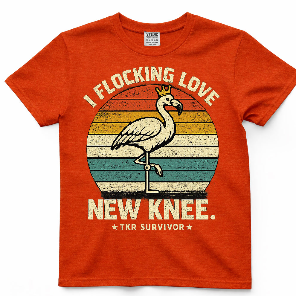 I Flocking Love New Knee Shirt.
