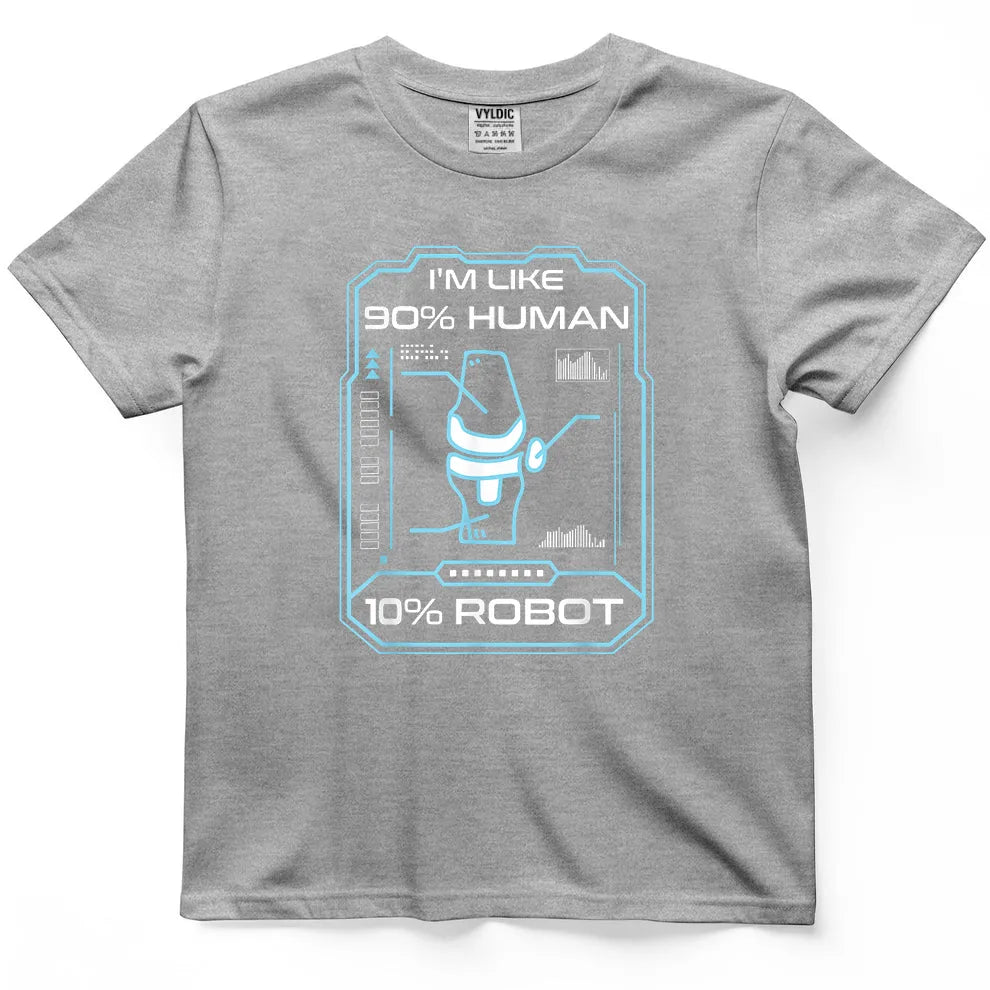 Human Robot New Knee Surgery Joke Shirt