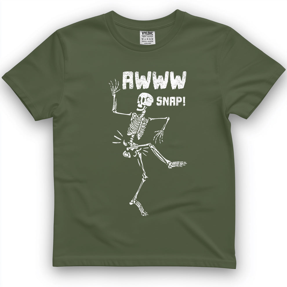 Awww Snap Funny Hip Broken Design for Surgery Survivor T-Shirt