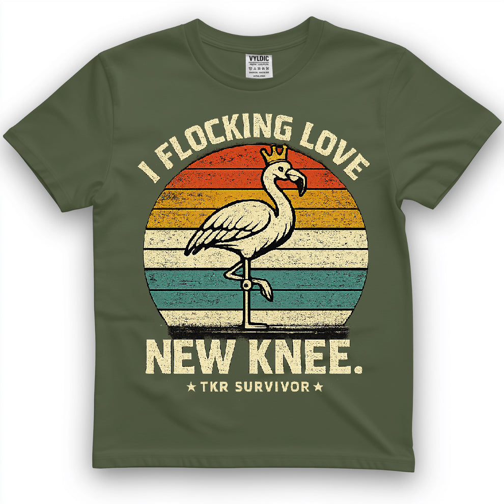 I Flocking Love New Knee Shirt.