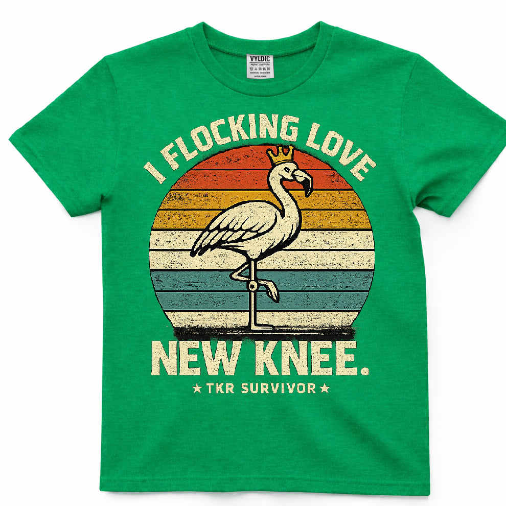 I Flocking Love New Knee Shirt.