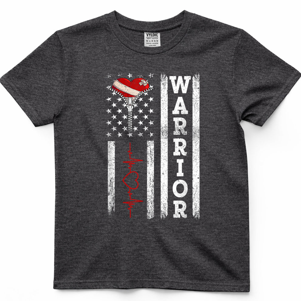 Open Heart Surgery Warrior Gift for Heart Patients Survivor T-Shirt