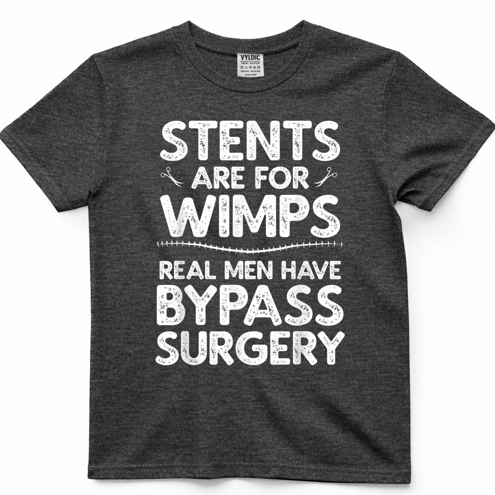 Cool Bypass Open Heart Surgery Art for Men Boy Transplant T-Shirt