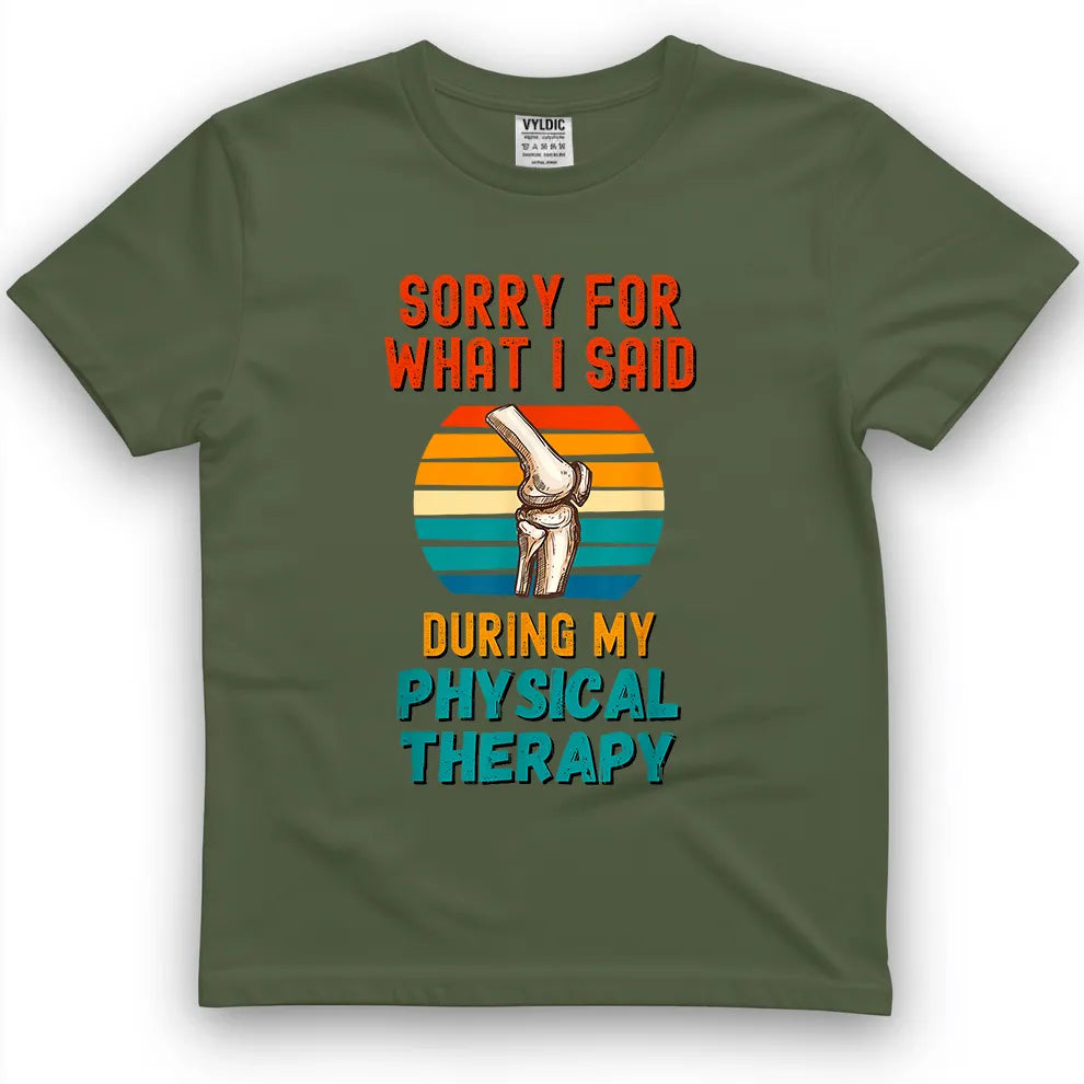 Physical Therapy Surgery Recovery Knee Shirt