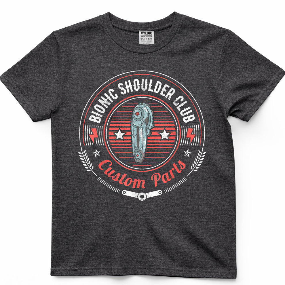 Bionic Shoulder Club Custom Parts Funny Shoulder Replacement T-Shirt