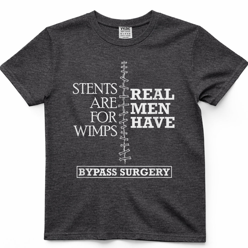 Heart Surgery Survivor After Surgery Recovery Men Bypass T-Shirt