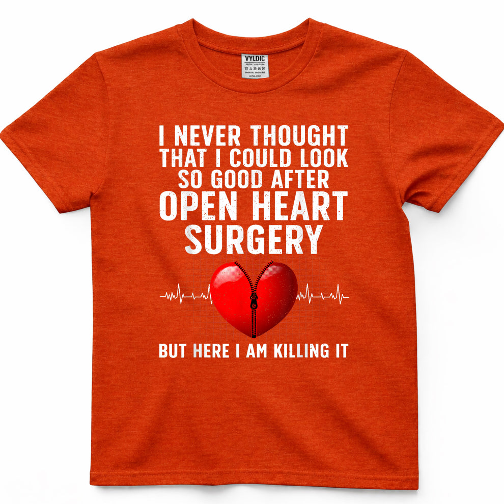 Open Heart Surgery Art for Men Women Heart Patient Operation T-Shirt