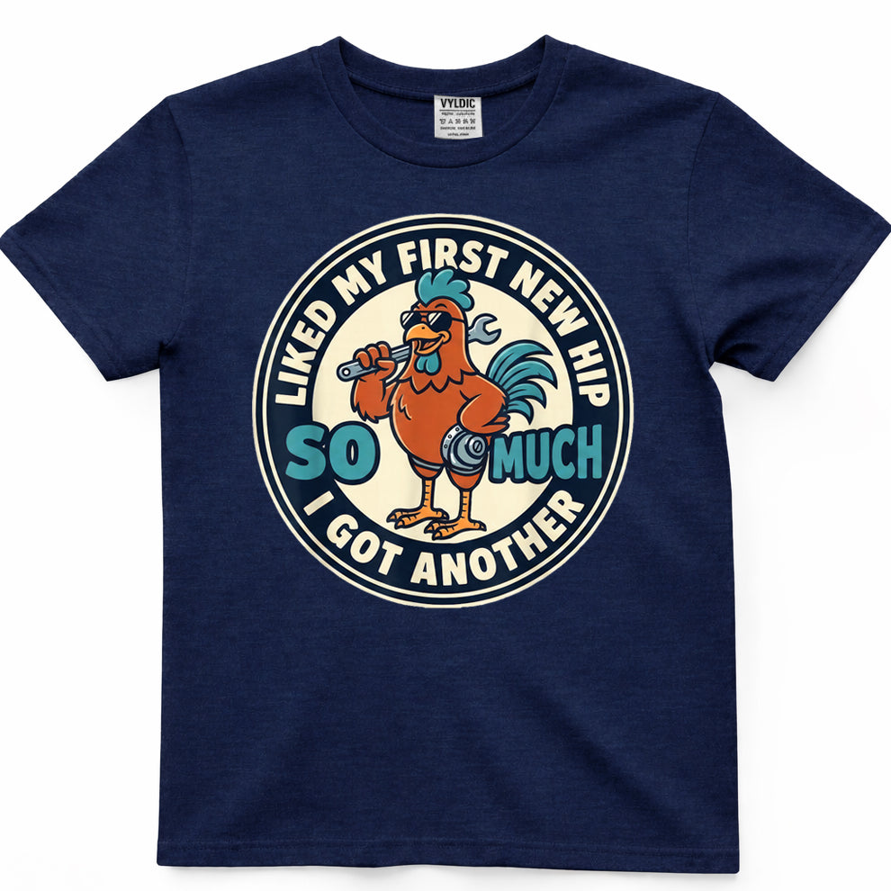 Funny Double Hippie Hip Joint Replacement Two Hip Surgery T-Shirt