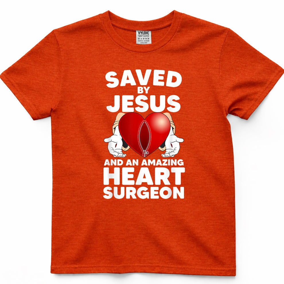 Funny Open Heart Surgery Design for Men Women Heart Patients T-Shirt