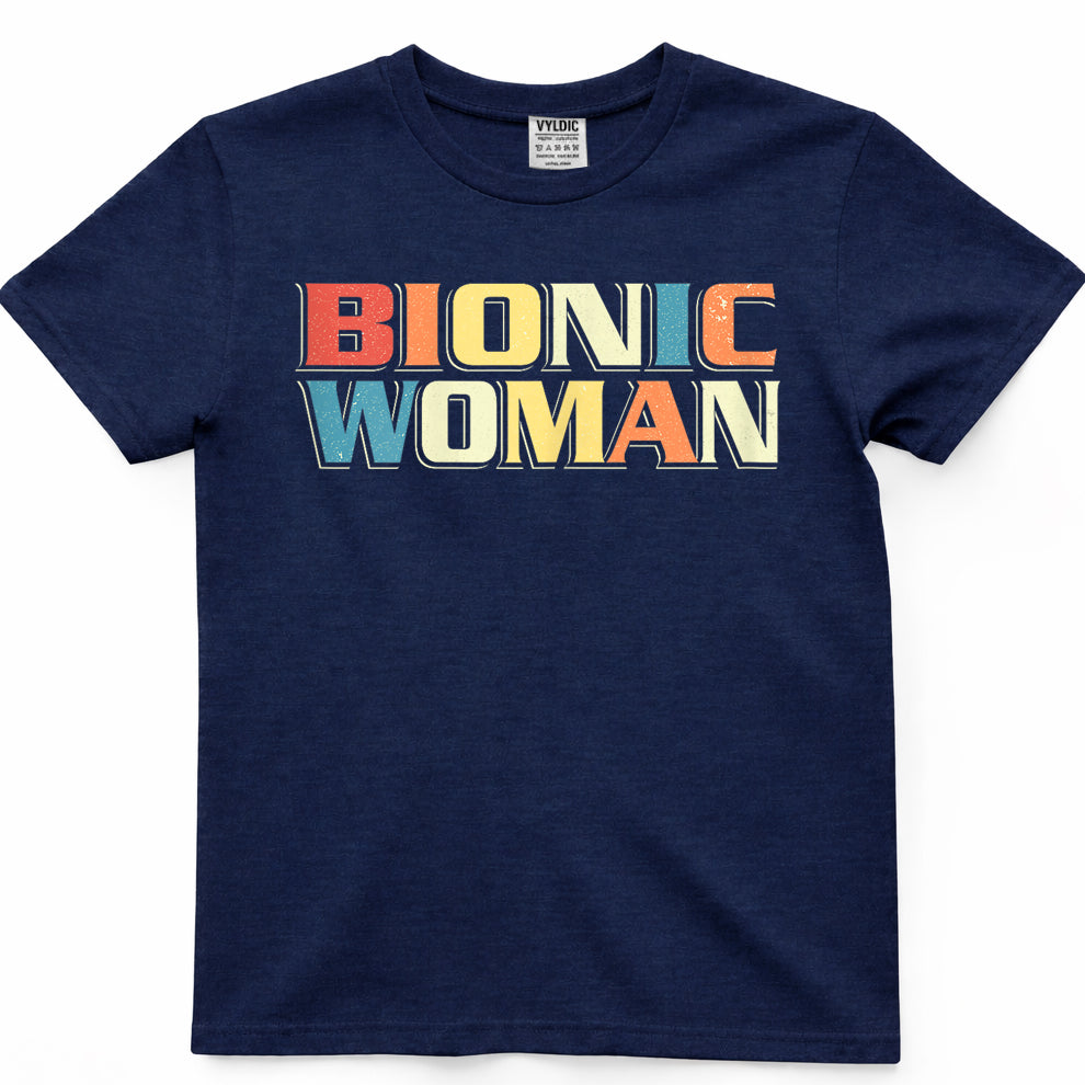 Bionic Woman - Get Well Hip Replacement Surgery Recovery T-Shirt