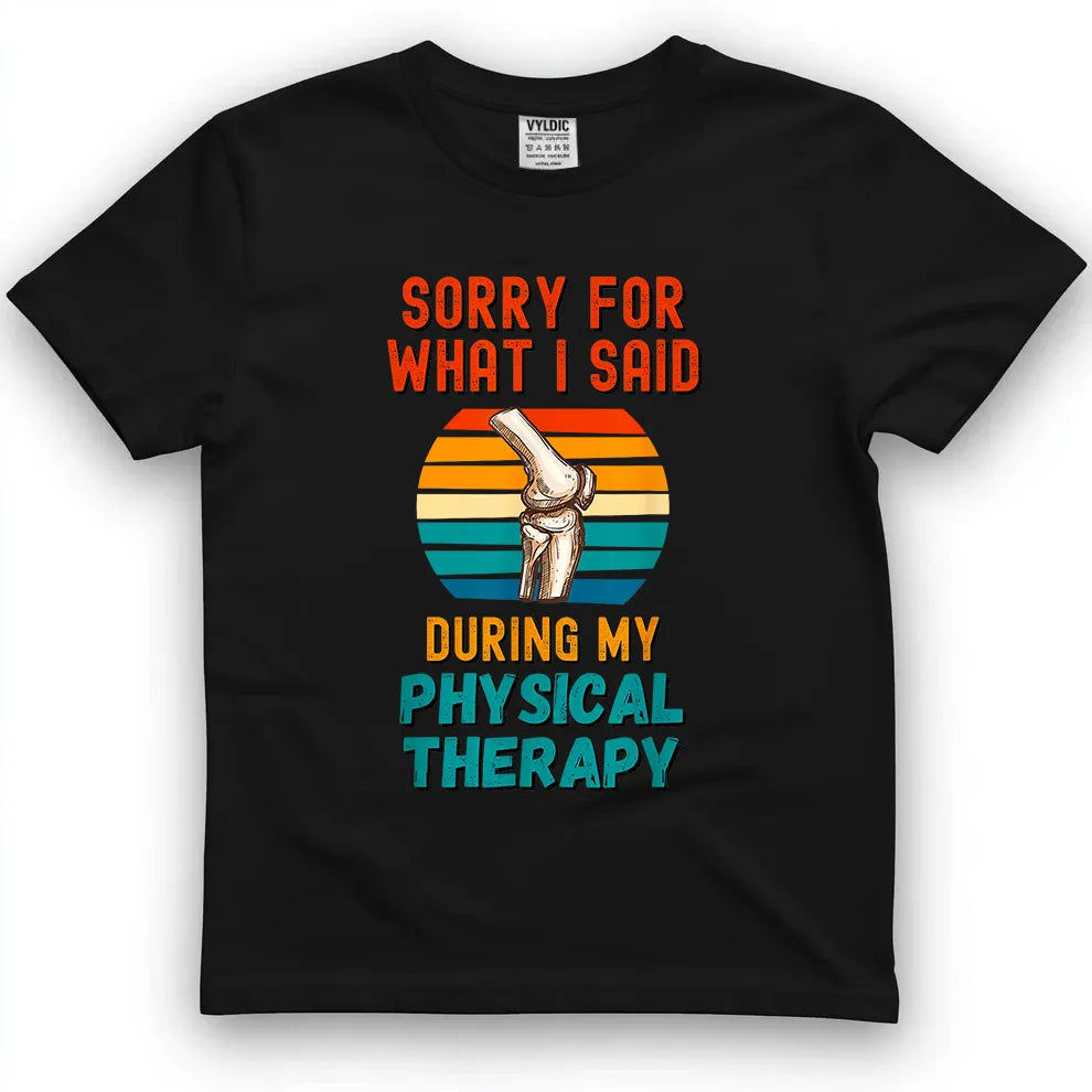 Physical Therapy Surgery Recovery Knee Shirt