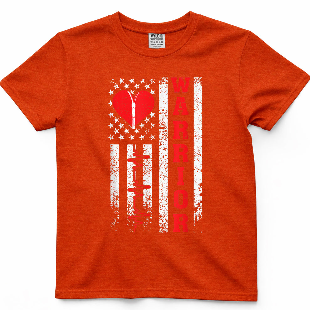 Open Heart Surgery Warrior Gift for Heart Patients Survivor T-Shirt1