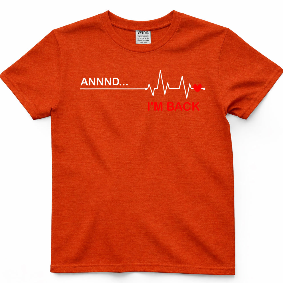 Coronary Bypass Artery Open Heart Diseases Surgery Heartbeat Short Sleeve T-Shirt