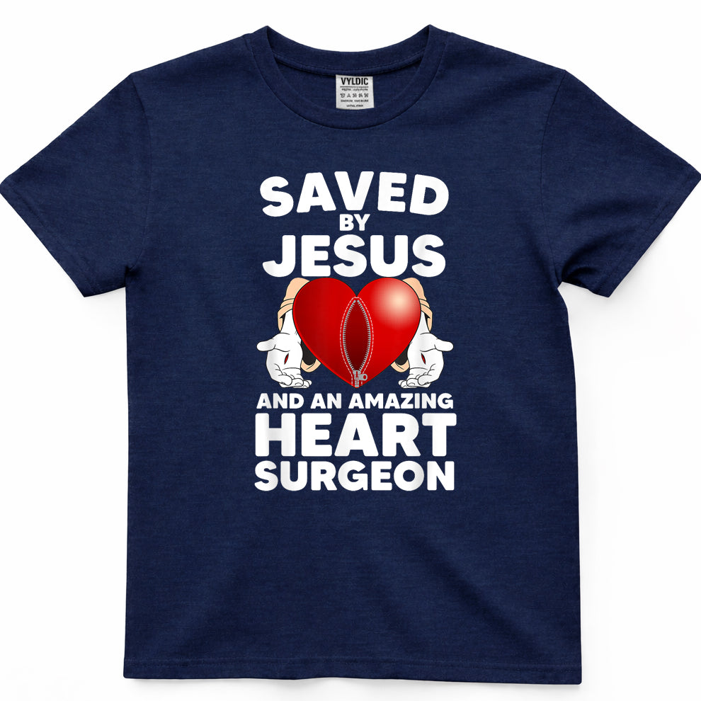 Funny Open Heart Surgery Design for Men Women Heart Patients T-Shirt