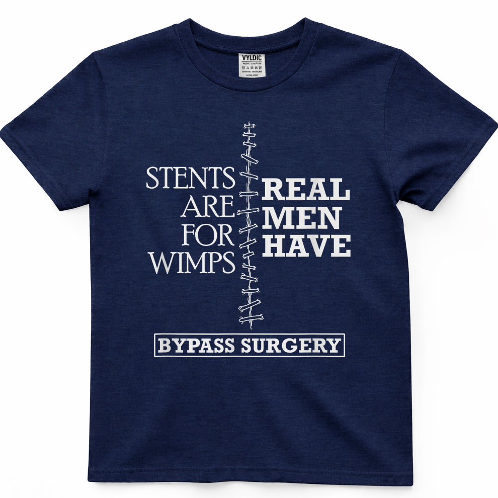 Heart Surgery Survivor After Surgery Recovery Men Bypass T-Shirt