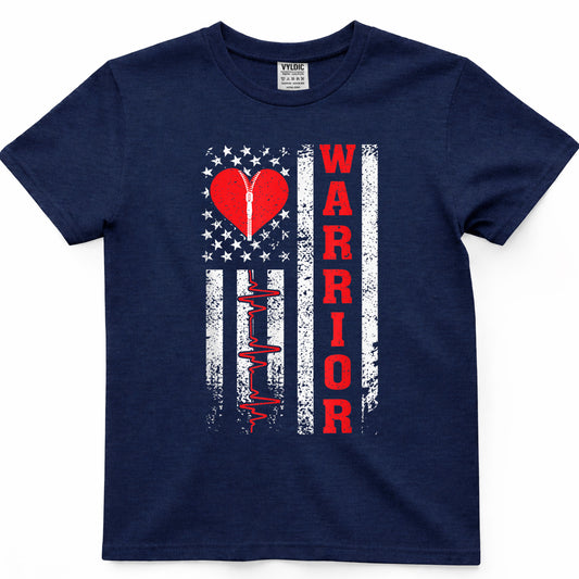 Open Heart Surgery Warrior Gift for Heart Patients Survivor T-Shirt1