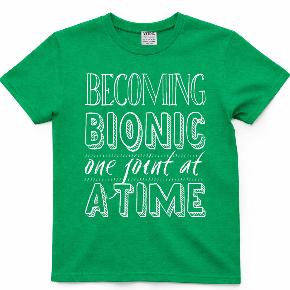 Becoming Bionic - Knee or Hip Joint Surgery Fun T-Shirt