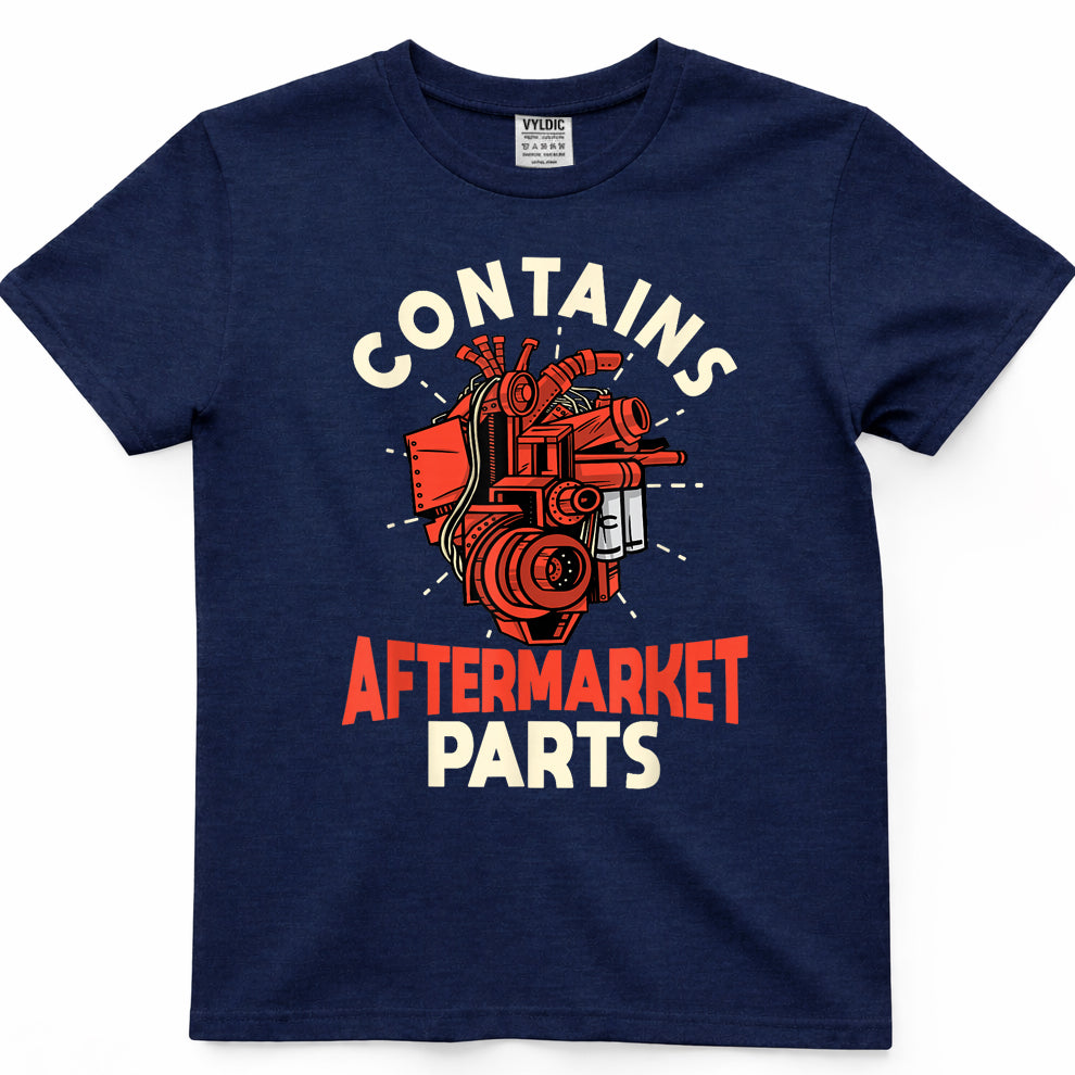 Contains Aftermarket Parts Open Heart Surgery Survivor mens T-Shirt