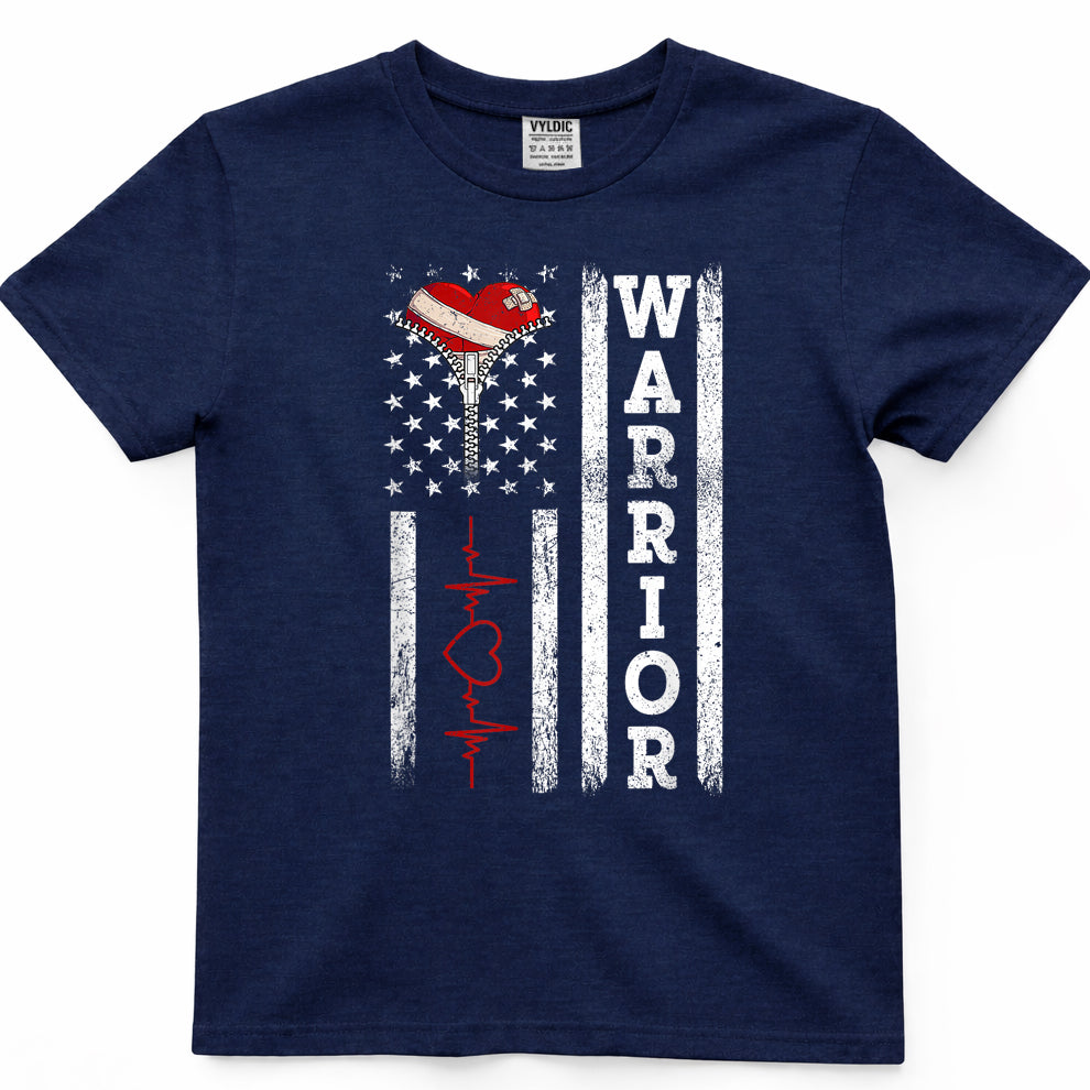 Open Heart Surgery Warrior Gift for Heart Patients Survivor T-Shirt