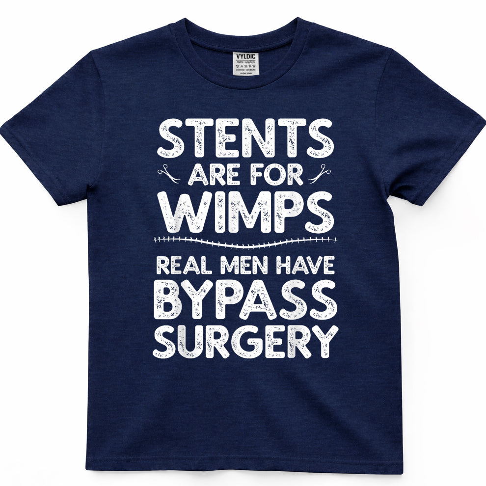 Cool Bypass Open Heart Surgery Art for Men Boy Transplant T-Shirt