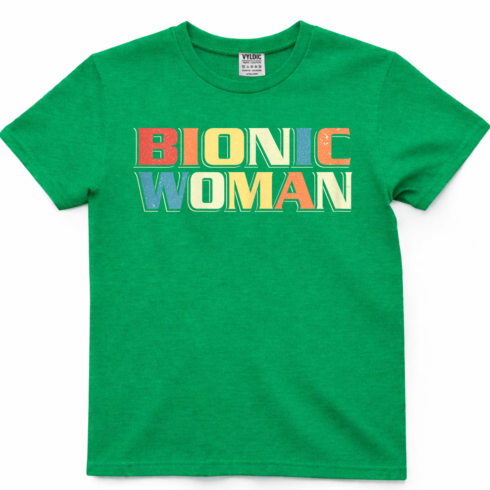 Bionic Woman - Get Well Hip Replacement Surgery Recovery T-Shirt