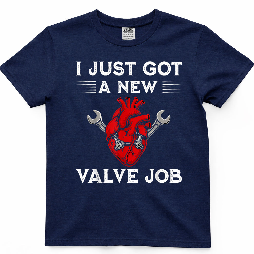 Heart Surgery Men Funny Valve Job T-Shirt