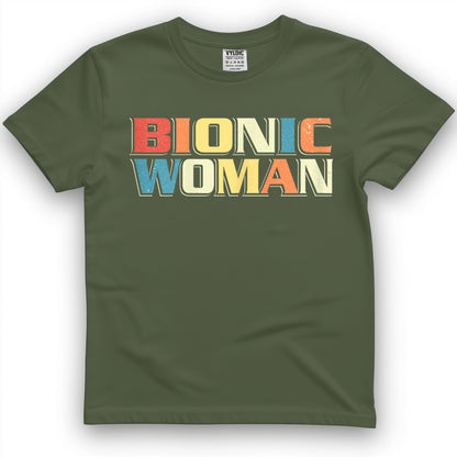 Bionic Woman - Get Well Hip Replacement Surgery Recovery T-Shirt