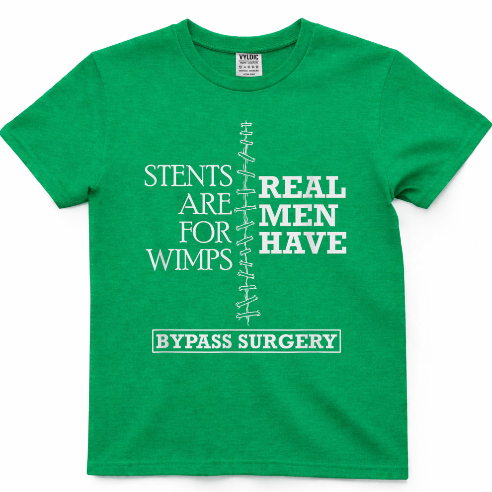 Heart Surgery Survivor After Surgery Recovery Men Bypass T-Shirt