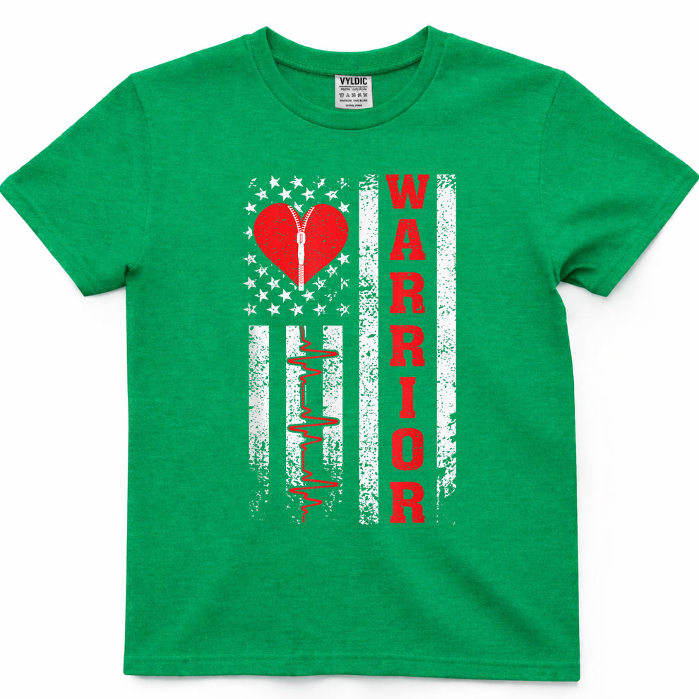 Open Heart Surgery Warrior Gift for Heart Patients Survivor T-Shirt1