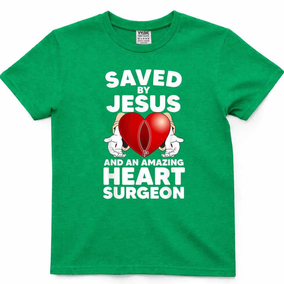 Funny Open Heart Surgery Design for Men Women Heart Patients T-Shirt