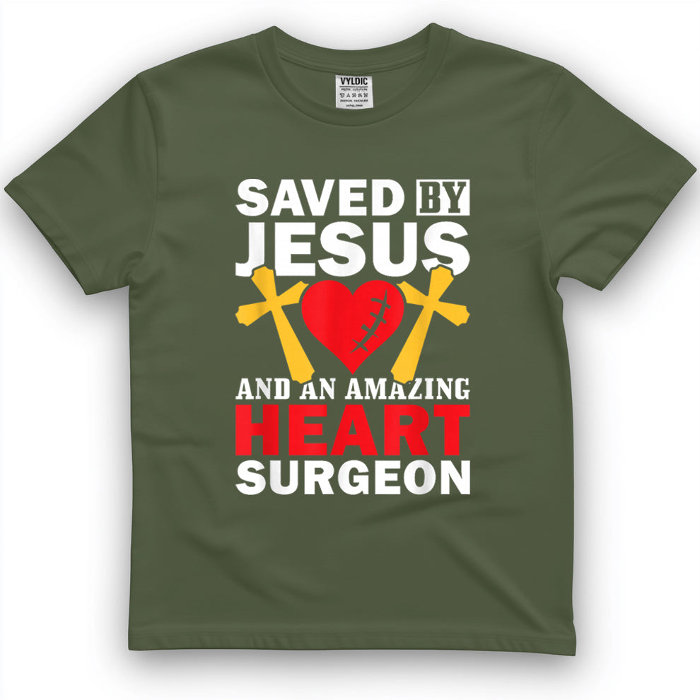 Open Heart Surgery Survivor Jesus Bypass Recovery T-Shirt