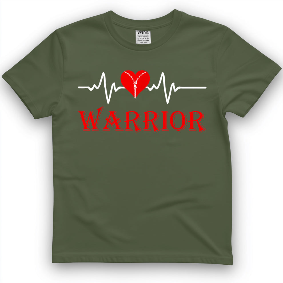 Open Heart Surgery Recovery Survivor Heart Warrior Men Women T-Shirt