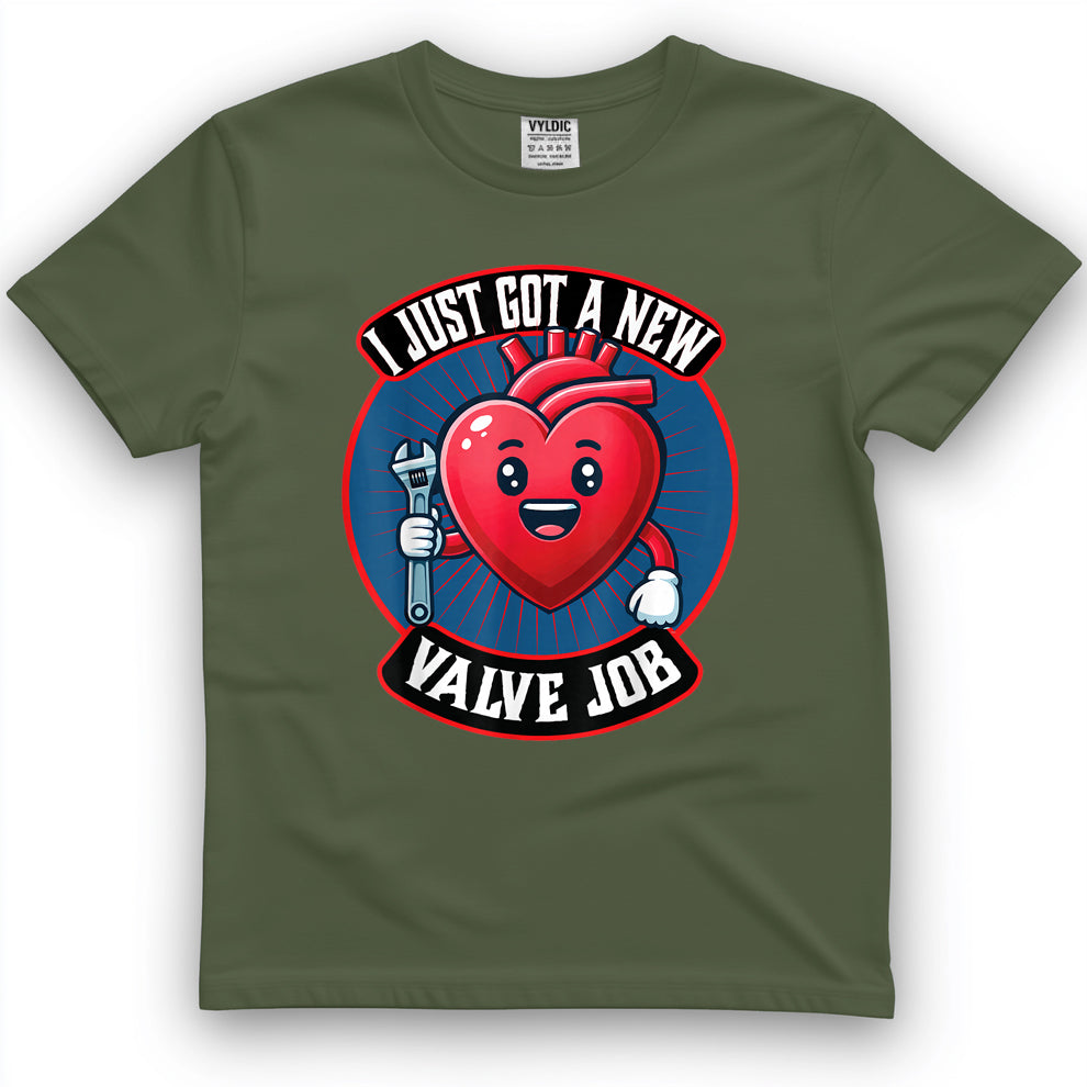 Open Heart Surgery Recovery Survivor Bypass TAVR Valve Job T-Shirt