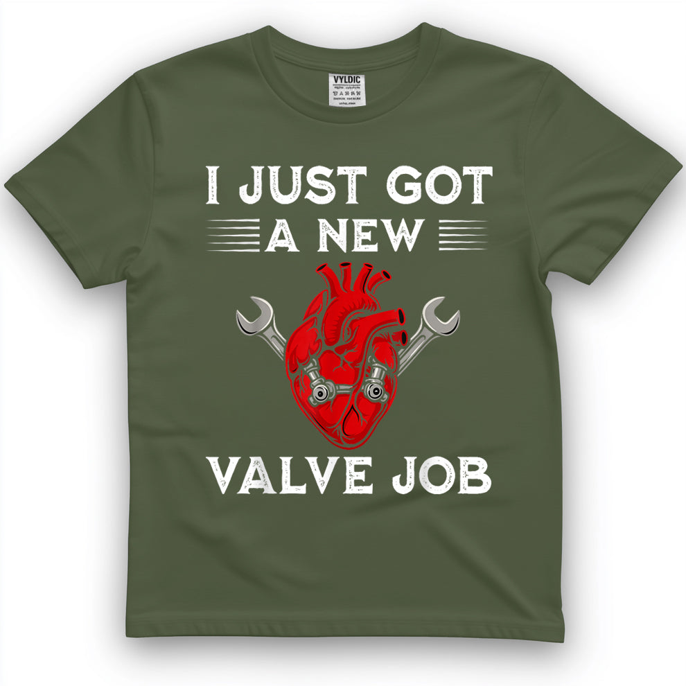 Heart Surgery Men Funny Valve Job T-Shirt