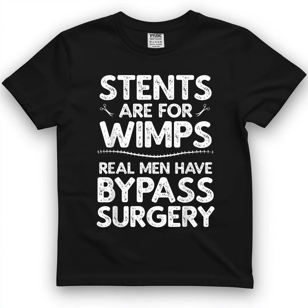 Cool Bypass Open Heart Surgery Art for Men Boy Transplant T-Shirt