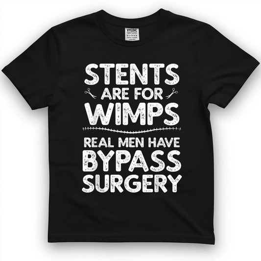 Cool Bypass Open Heart Surgery Art for Men Boy Transplant T-Shirt