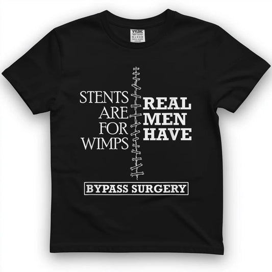 Heart Surgery Survivor After Surgery Recovery Men Bypass T-Shirt