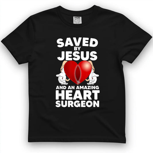 Funny Open Heart Surgery Design for Men Women Heart Patients T-Shirt