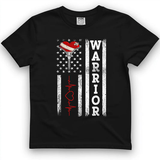 Open Heart Surgery Warrior Gift for Heart Patients Survivor T-Shirt
