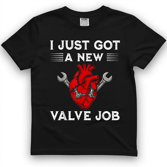 Heart Surgery Men Funny Valve Job T-Shirt